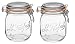 Le Parfait French Super Jar with 85mm Gasket and Lid .75 Liter (Pack of 2)
