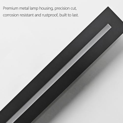 Aplique de pared largo dorado con luz cálida y diseño minimalista nórdico 5