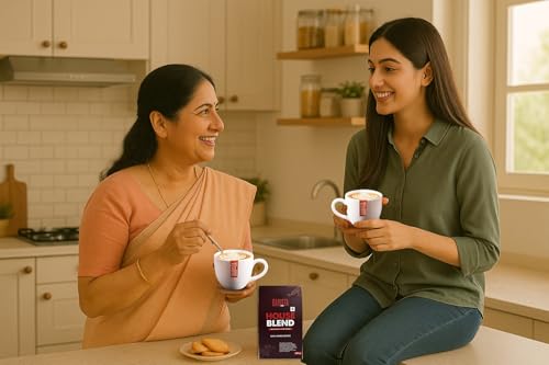 Barista Coffee, House Blend, Ground Coffee, Medium Roast I Coffee Powder, Rich & Smooth, 200g - Pack of 1