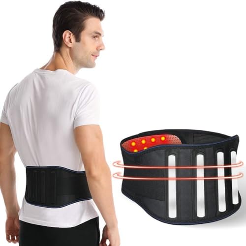 Autocalorlezamiento Trasero Trasero de la Espalda Terapia magnética térmica de Soporte Lumbar Hombres para Mujeres de la Espalda Baja del cinturón de Control de abdomino Ajustable cinturón para la
