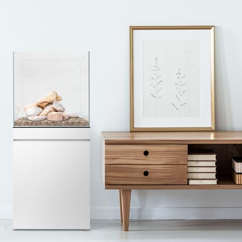 Image of UNS Ultra Clear Rimless Tank - 57GAL | 216L - 23.62x23.62x23.62 | 60x60x60 CM, 10mm Glass Thickness, Leveling Mat Included - Low Iron, High Clarity Fish Tank w / 45 Mitered Edge - [60C]