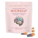 Microjoy Concentrate Gummies – Focus, Memory, Brain Health & Mood Support Supplement – Vegan, Non-GMO, Gluten-Free - Lemon Flavor (30 Servings)