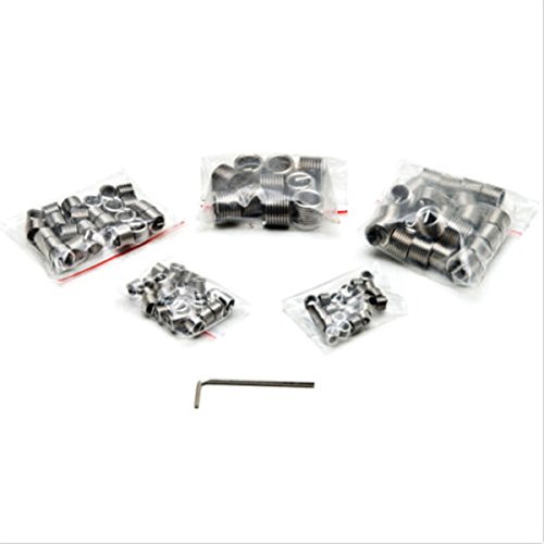 Raomdityat 131 Pcs Professional Damaged Thread Repair Kit Tool Automotive M5-M12 Helicoil #TOP3