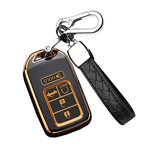 Coque de clé de voiture en TPU Honda Accord Fit Pilot et Kia accessoires de protection 5 boutons