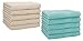 Produktbild Betz 10 Stück Gästehandtücher Premium 100% Baumwolle Gästetuch Set 30x50 cm Sand und Ocean