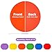 Poly Spot Markers for Sports, Activities, Non Slip Spot Markers 9inch, Cones for Soccer Basketball Sports Training Multiple Color 12Pcs