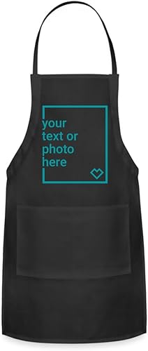Spreadshirt Delantal personalizado para cocina, añade tu propio texto o imagen, delantal personalizado  Delantal personalizable