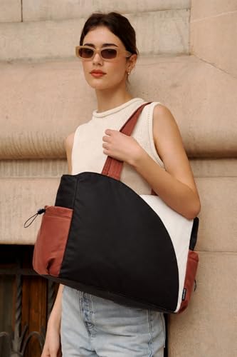 Image of Bayne Large Tote Bag for Woman | Large Size Laptop Bags for Women Office Use | Waterproof Handbag for Women | Elegant Office Bag for Woman | 15 inch Laptop