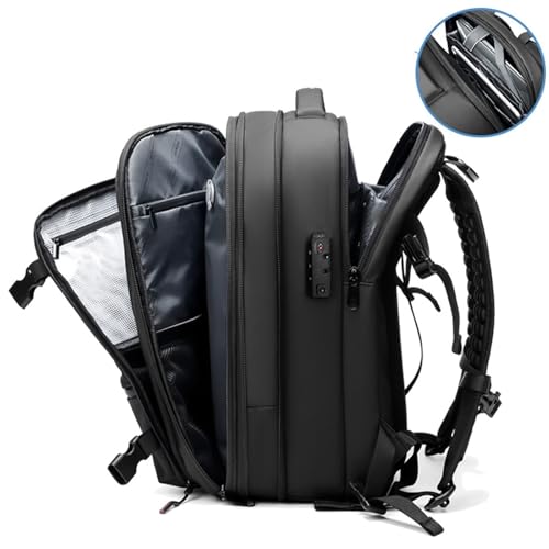 Vacuum Backpack, One Backpack, AirSeal Pro Vacuum Compression Travel Backpacks (Navy,without Pump)2