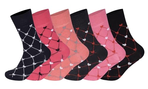 ARG 6 pares de calcetines para mujer no elásticos para diabéticos...
