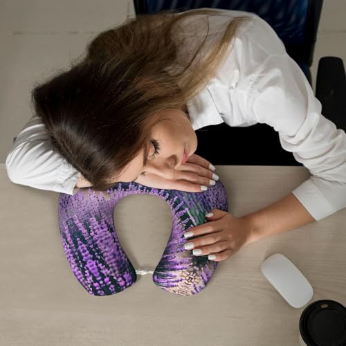 Almohada de viaje espuma viscoelástica tamaño único miniatura 7