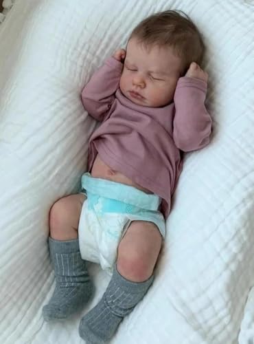 Zero Pam Bebê Reborn Silicone Corpo Completo - 48cm Bonecas Bebê Reborn Menina, Bebê Reborn Realista, Bebês Que Parecem Reais, Bebê Reborn Corpo Completo com Acessórios