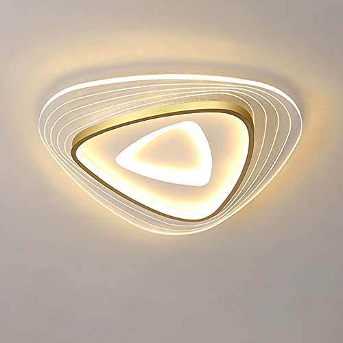Plafonnier LED acrylique blanc : la solution d'éclairage géométrique anti-zones d'ombre - 2