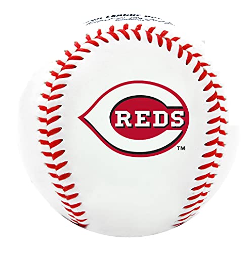Rawlings, Bola de Beisebol, Logotipo do time Cincinnati Reds MLB Baseball, Branco, Official