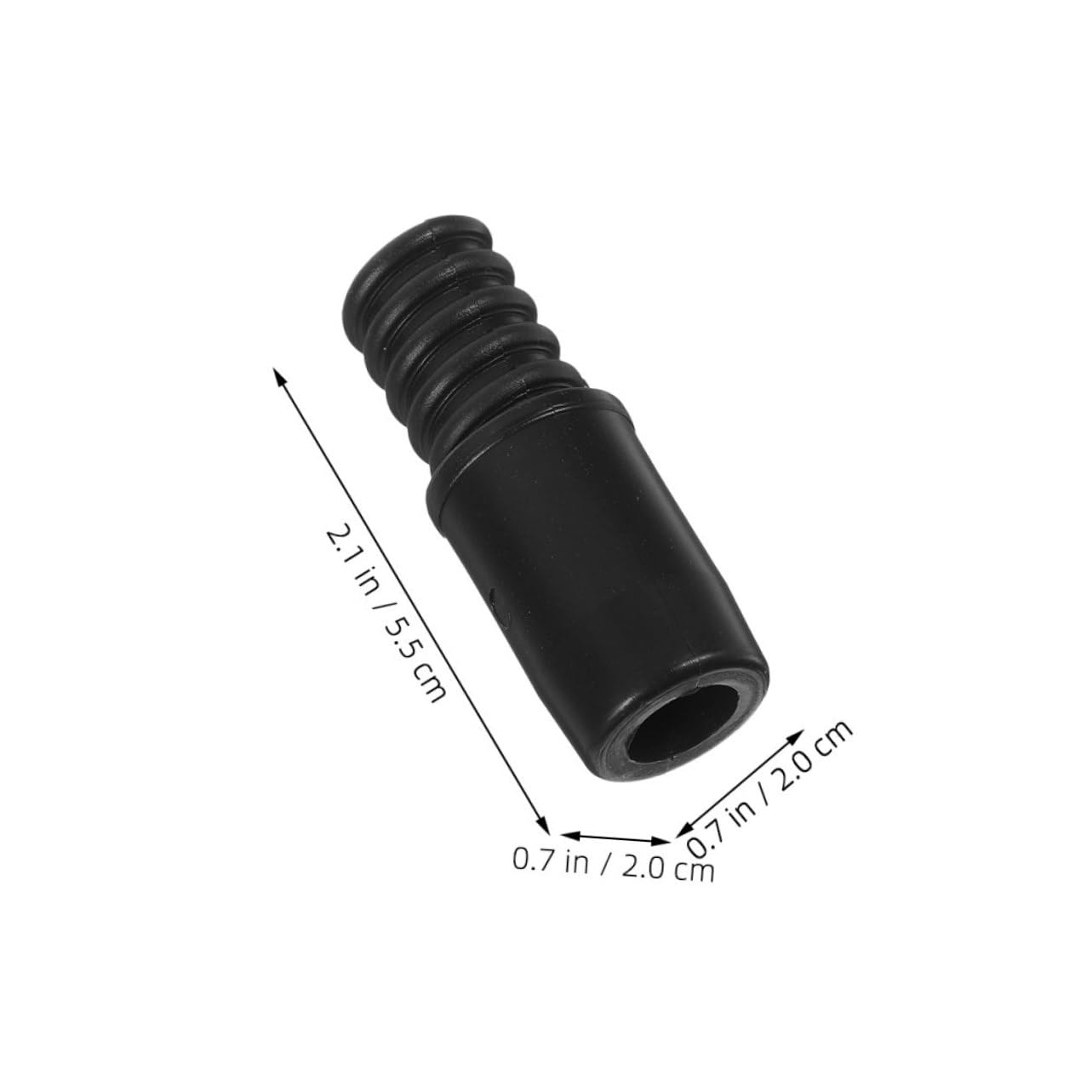 6 Piezas Adaptador Roscado para Mango de Escoba Punta de Plástico Resistente para Reparación y Extensión de Postes Telescópicos Compatible con Tubos de Instalación Rápida y