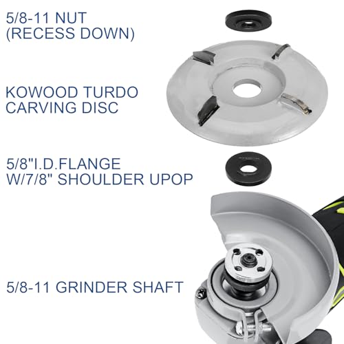 Image of Litoexpe Black Grinder Wrench with 4 Lock Nuts