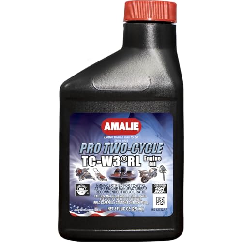 Aceite para motor AMALIE Pro Two Cycle 8 Oz Pack 24 miniatura 1