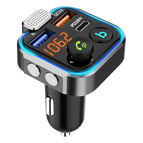 Audio Receiver Car Charger, Wireless Adapter, Double USB Ports, Compact Car Stereo Accessory, Perfect for Vehicle Stereo, Compatible with Phones, Tablets, and Computers