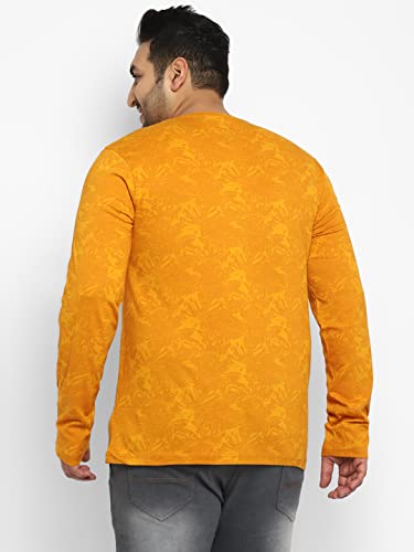 Image of Urbano Plus Men's Printed Full Sleeve Regular Fit Cotton T-Shirt