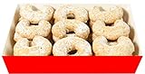 Krönner Vanille Kipferl 200 g – Handgefertigte Mandel-Mürbeteig Kekse – Vanillekipferl mit Bourbon-Vanille und Puderzucker – Leckeres Gebäck für Weihnachten ohne künstliche Zusatzstoffe