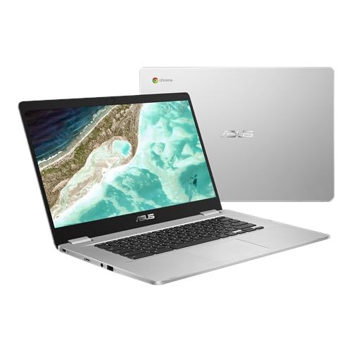ASUS15.6" Chromebook Laptop - Intel Processor - 4GB RAM - 64GB Storage - Silver (C523NA-TH44F)