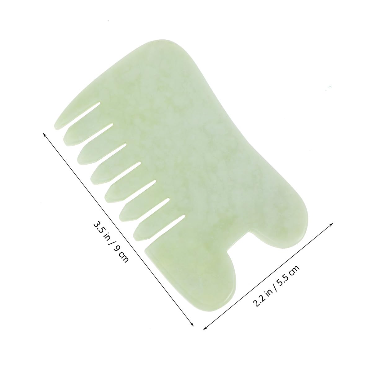 Ciieeo Natural Jade Scraping Massage Board for Spa Massaging Tool for Face Neck Back and Shoulders Smooth Texture for Safe Use Reflexology and Support