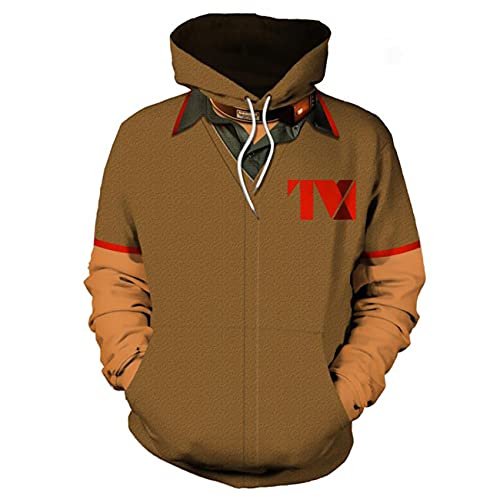 Image of 3D Captain Fashion Cosplay Hoodie Jacket Costume (XX-Large, Loki 2)