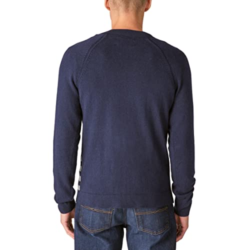 Lucky Brand Men's Cloud Soft Stripe Raglan Sweater3
