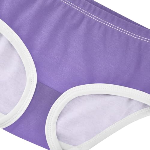 Joisal Violet Purple Gradient Toddler Girls Underwear 2t Cotton Girl Panties Cute Fun Print Kids Undies Briefs4