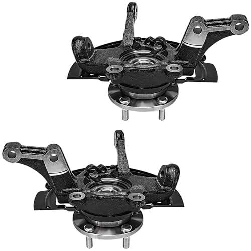 Image of Detroit Axle - 3.5L Front 8pc Suspension Kit for 02-06 Nissan Altima, Struts & Coil Spring Sway Bars Steering Knuckles & Wheel Bearing Hubs Rear Shock Absorber 2002 2003 2004 2005 2006 Replacement