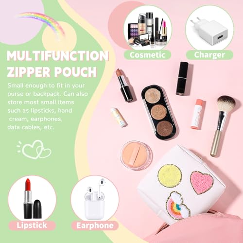 Image of Period Bag for Teen Girls Shark Week Pouch Portable Sanitary Pad Bags for Period Teen Period Pads Pouch for Panty Liners, Tampons, Menstrual Cup - Pink