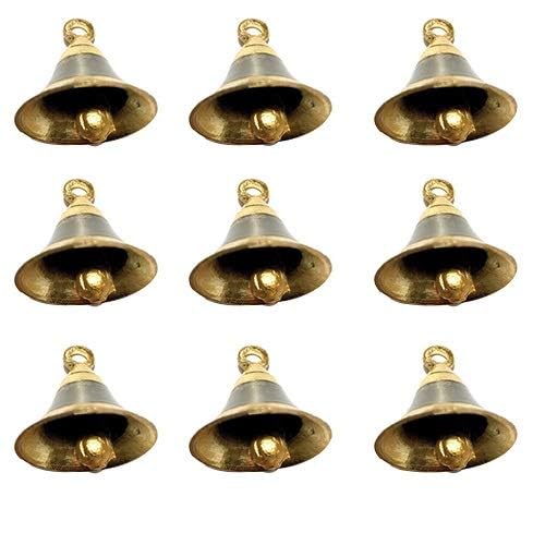 UAPAN Brass Pooja Bell (1.5 inch, Silver & Gold) - Image 2 thumbnail