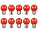 Produktbild 10er Pack Farbige Glühbirnen LED 2W E27 G45 Beleuchtung Glühbirnen, LED Farbige Golf Kugel Glühbirne für Haus Dekoration, Garten, Party, Hochzeit, Weihnachten, Feier