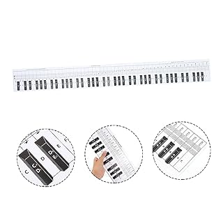 BESTonZON 3 Pcs 88 Clavier Pratique Autocollant Graphique Papier Clavier Carte Papier Couché Blanc Clavier Échelle Autocollant Piano Doigté Autocollant Clavier Papier De Formation Clavier - Les Beatles, Paul McCartney, John Lennon, RIngo Starr, George Harrison BESTonZON 3 Pcs 88 Clavier Pratique Autocollant Graphique Papier Clavier Carte Papier Couché Blanc Clavier Échelle Autocollant Piano Doigté Autocollant Clavier Papier De Formation Clavier – Image 2