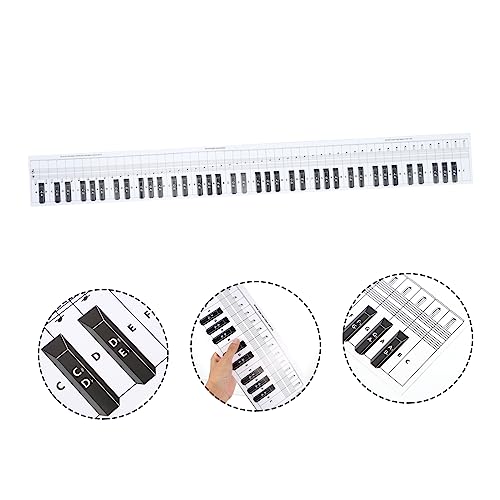 BESTonZON 3 Pcs 88 Clavier Pratique Autocollant Graphique Papier Clavier Carte Papier Couché Blanc Clavier Échelle Autocollant Piano Doigté Autocollant Clavier Papier De Formation Clavier - Les Beatles, Paul McCartney, John Lennon, RIngo Starr, George Harrison BESTonZON 3 Pcs 88 Clavier Pratique Autocollant Graphique Papier Clavier Carte Papier Couché Blanc Clavier Échelle Autocollant Piano Doigté Autocollant Clavier Papier De Formation Clavier – Image 3