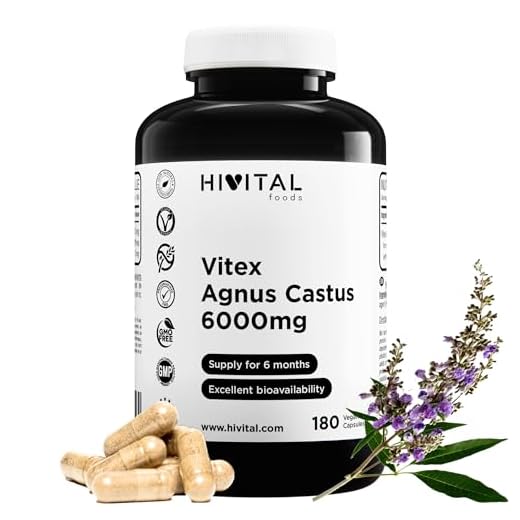 Vitex Agnus Castus Sauzgatillo 6000 mg. 180 cápsulas veganas para 6 meses. El Vitex Agnus Castus o Sauzgatillo ayuda a recuperar el equilibrio hormonal femenino y a reducir el dolor premenstrual.
