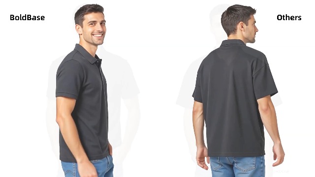 Camiseta polo para hombre de fibra refrigerante que absorbe la humedad, corte regular, casual y para trabajo, manga corta miniatura 7