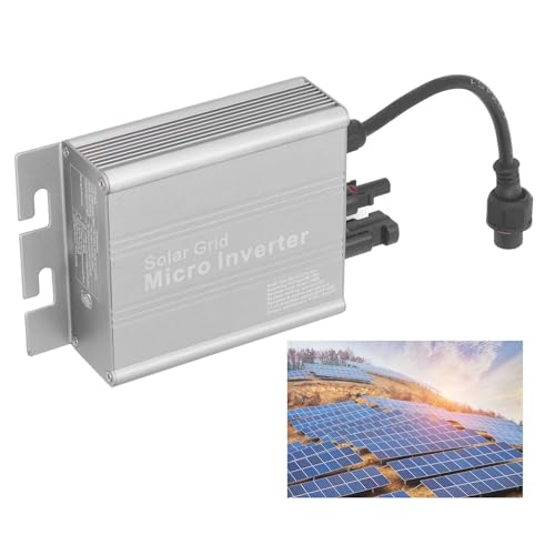 Inversor solar de aluminio resistente e impermeabilidad IP65 con sincronizacion automatica 350W 5