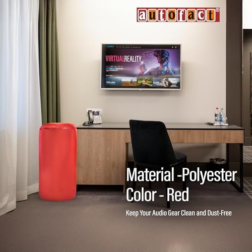 Image of Autofact Premium Speaker Cover for JBL Party Box 710 Lightweight Orange Fabric with Dustproof & Scratch-Resistant, Durable & Easy to Carry (Large Size Speaker Only)