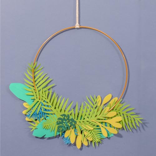 Vaessen Creative Metal Ring Set for Crafts 4 Pieces, diameter 25 cm or 9.8 in Diameter, 3 mm Thick, Dream Catcher Hoop - Image 4