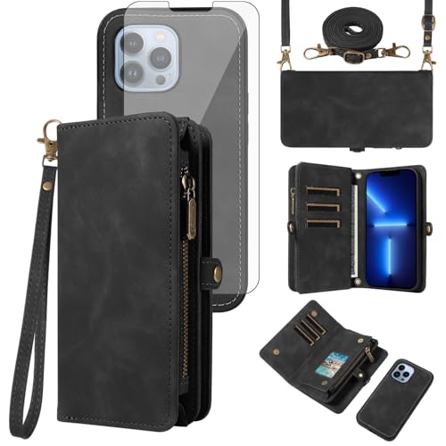 Coque de téléphone pour iPhone 13 Pro porte-cartes protection intégrale 5G