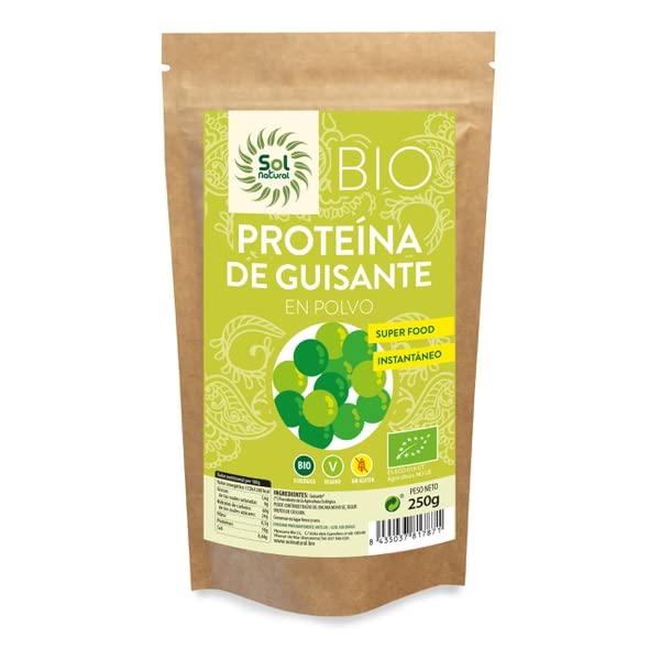 Solnatural Proteina De Guisante Bio 250 G, No Aplicable