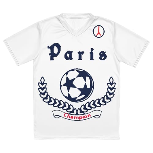 Maillot de foot Paris blanc 2XL idéal pour vos matchs entre amis