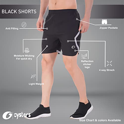 Image of Oysters Men's Cycling Shorts with Zip Pockets