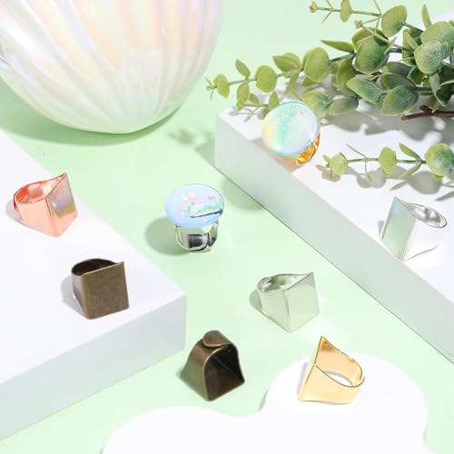 Bases para anillos con cabujón rectangular: diseña tus propios accesorios de moda 5