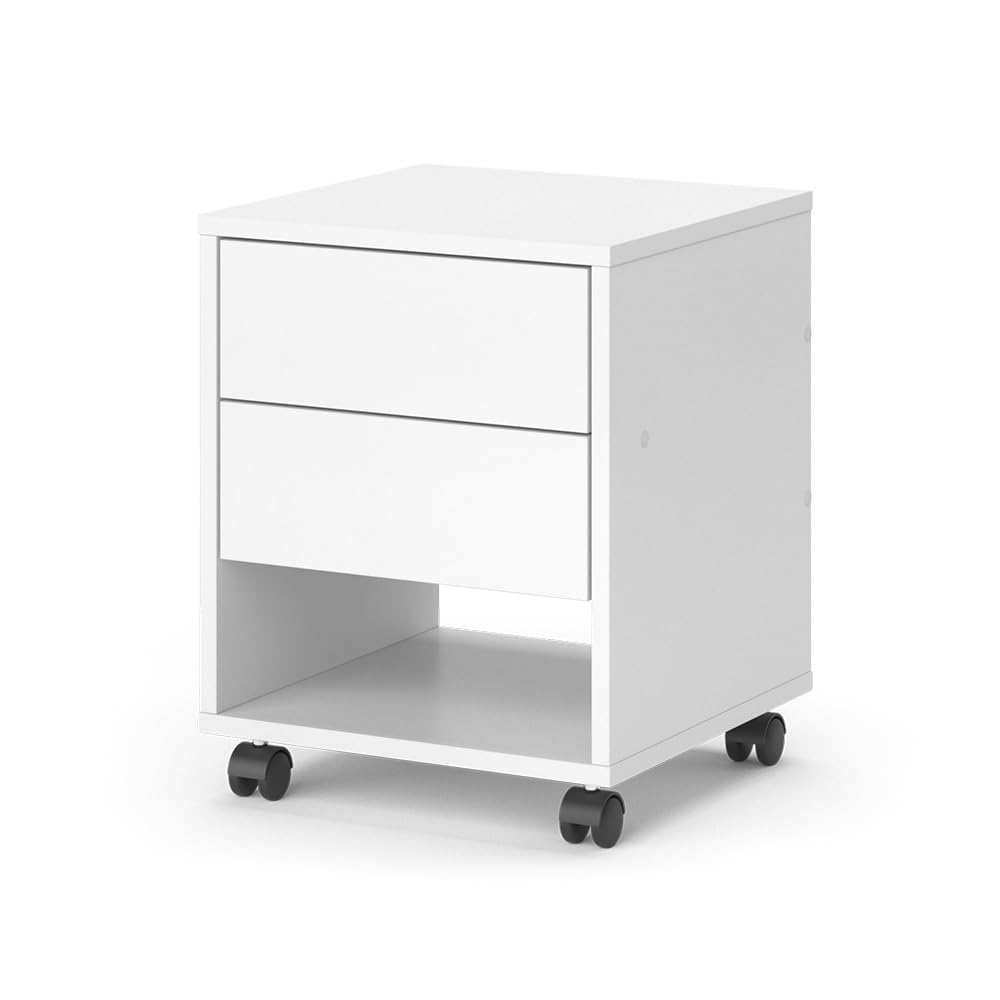 Vicco Rollcontainer Jons, Weiß, 37 x 37 cm