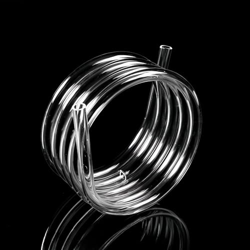 Tubo de cuarzo helicoidal transparente de alta precisión científica 2