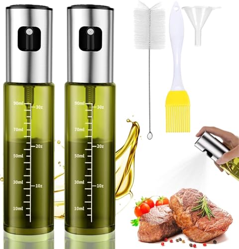 BETA NOBLE〖Verstärkte〗Ölsprüher zum Kochen, Öl Sprühflasche, Ölspray zum Kochen, Olivenölsprüher für Salat, Grillen… – Ansicht 1