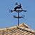 SUPERDANT Running Bunny Weather Vane for Roof Mount Rabbit Butterfly Metal Weathervane Animal Wind Direction Indicators Wind Vanes for Yard Outdoor Farm Barn Sheds Garden Patio Decoration