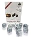 Premium Whiskey Stones (Set of 9). 100% Pure Soapstone -- Includes Velvet Storage Bag